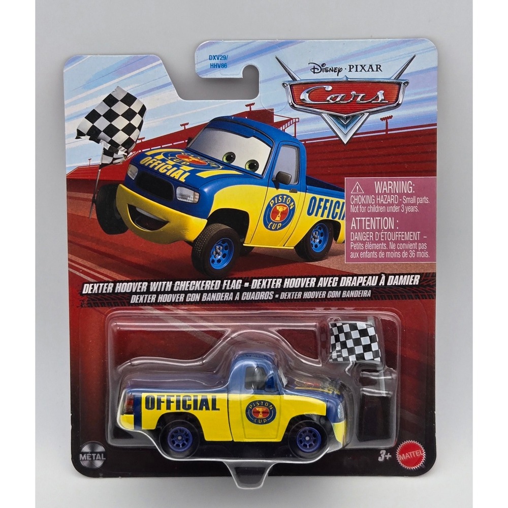 Disney Pixar Cars Dexter Hoover Diecast Kids‎ 1:55 Blue Yellow Official Pickup